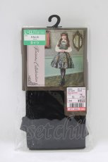 画像1: Kurumi Collaboration / ECKurumiタイツバラ L~LL ブラック H-26-05-27-1057-LO-ZA-NS-ZH (1)