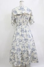 画像3: m petit by misako / トワルドジュイOPハンソデ L オフ/ブルー H-26-05-27-1012-LO-OP-NS-ZH (3)