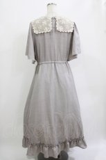 画像3: m petit by misako / TT*AOKレースセーラーワンピース 3L グレー H-26-05-27-1015-LO-OP-NS-ZH (3)