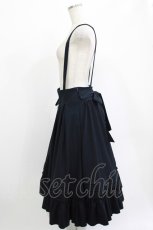 画像2: Amavel / Classical Doll サスペンダーミドルスカート Free ネイビー H-26-05-27-1017-CA-SK-NS-ZH (2)
