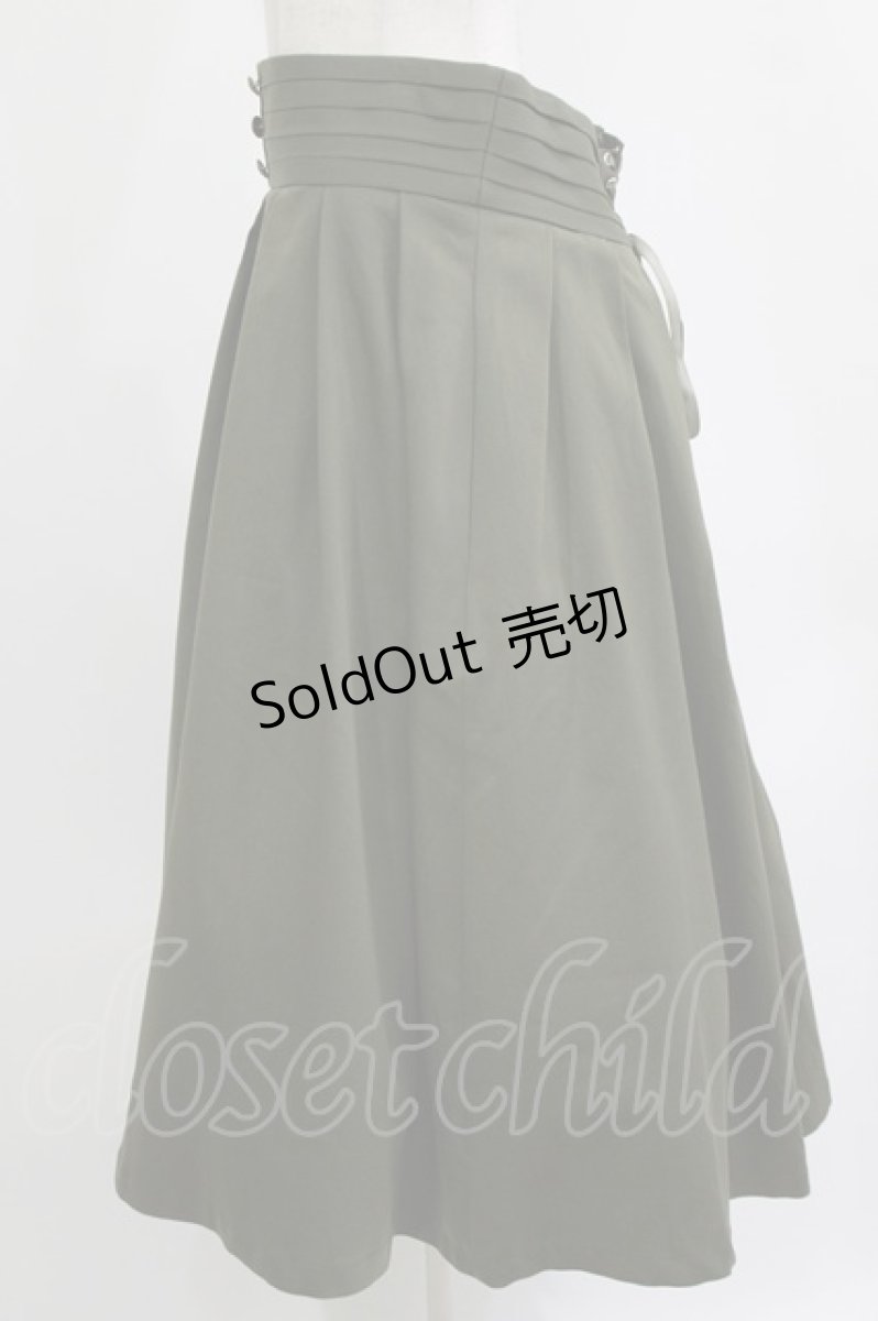画像2: Forest Wardrobe（海外ロリータブランド） / 森林のかご4.0 ボックスプリーツスカート 2XL カーキ H-26-05-27-1019-LO-PA-NS-ZH (2)