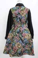 画像3: Kurumi Collaboration / TT*KRMゴブランワンピース 5L ブラック H-26-05-27-1002-LO-OP-NS-ZH (3)