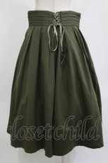 画像3: Forest Wardrobe（海外ロリータブランド） / 森林のかご4.0 ボックスプリーツスカート 2XL カーキ H-26-05-27-1019-LO-PA-NS-ZH (3)