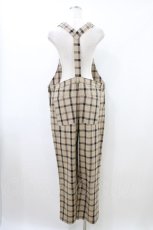 画像2: MILKBOY / CHECK SALOPETTE PANTS  ベージュ H-26-05-27-008-MB-PA-KB-ZH (2)
