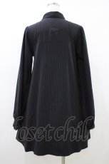 画像2: Dolly+Delly / ストライプヨーク切替ワンピース  ブラック H-26-05-27-020-EL-OP-KB-ZH (2)