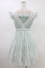 画像2: LIZ LISA / シフォン×レースワンピース 0 ミント H-26-05-28-028-LO-OP-NS-ZH (2)