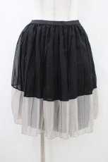 画像1: MARBLE / プリーツスカート M~L ブラック H-26-05-28-045-GO-SK-NS-ZH (1)