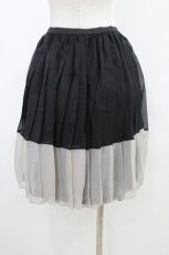 画像2: MARBLE / プリーツスカート M~L ブラック H-26-05-28-045-GO-SK-NS-ZH (2)