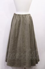 画像2: Jane Marple Dans Le Salon / Heavy suede side flare skirt M モスグリーン H-26-05-28-1007-JM-SK-AK-ZH (2)