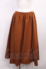 画像1: Jane Marple Dans Le Salon / Wool gabardine gored skirt M ブリック H-26-05-28-1008-JM-SK-AK-ZH (1)
