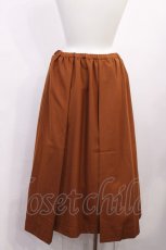画像2: Jane Marple Dans Le Salon / Wool gabardine gored skirt M ブリック H-26-05-28-1008-JM-SK-AK-ZH (2)