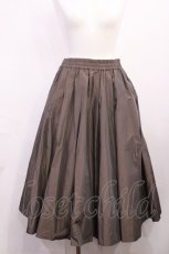画像1: Jane Marple Dans Le Salon / Light high-count taffeta flare skirt M ブロンズ H-26-05-28-1009-JM-SK-AK-ZH (1)