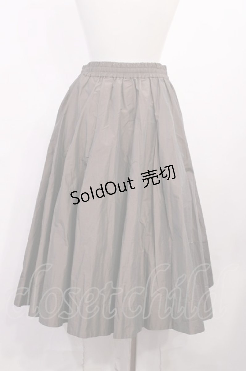 画像2: Jane Marple Dans Le Salon / Light high-count taffeta flare skirt M ブロンズ H-26-05-28-1009-JM-SK-AK-ZH (2)