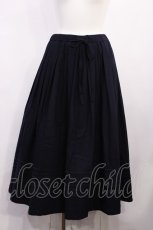 画像1: Jane Marple Dans Le Salon / Lambs wool saxony quatre-tuck skirt M ネイビー H-26-05-28-1011-JM-SK-AK-ZH (1)