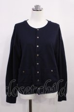 画像1: Jane Marple Dans Le Salon / Tuck sleeve cardigan M ネイビー H-26-05-28-1031-JM-TO-AK-ZH (1)
