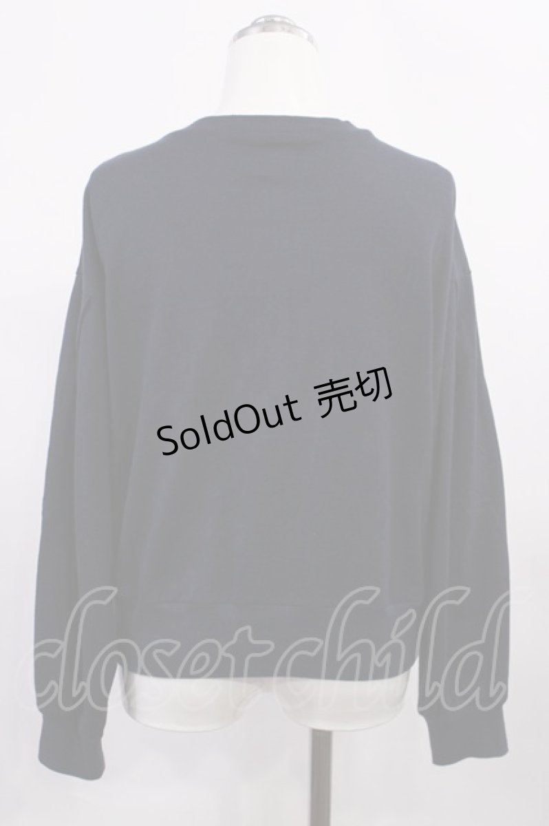 画像2: Jane Marple Dans Le Salon / Tuck sleeve cardigan M ネイビー H-26-05-28-1031-JM-TO-AK-ZH (2)