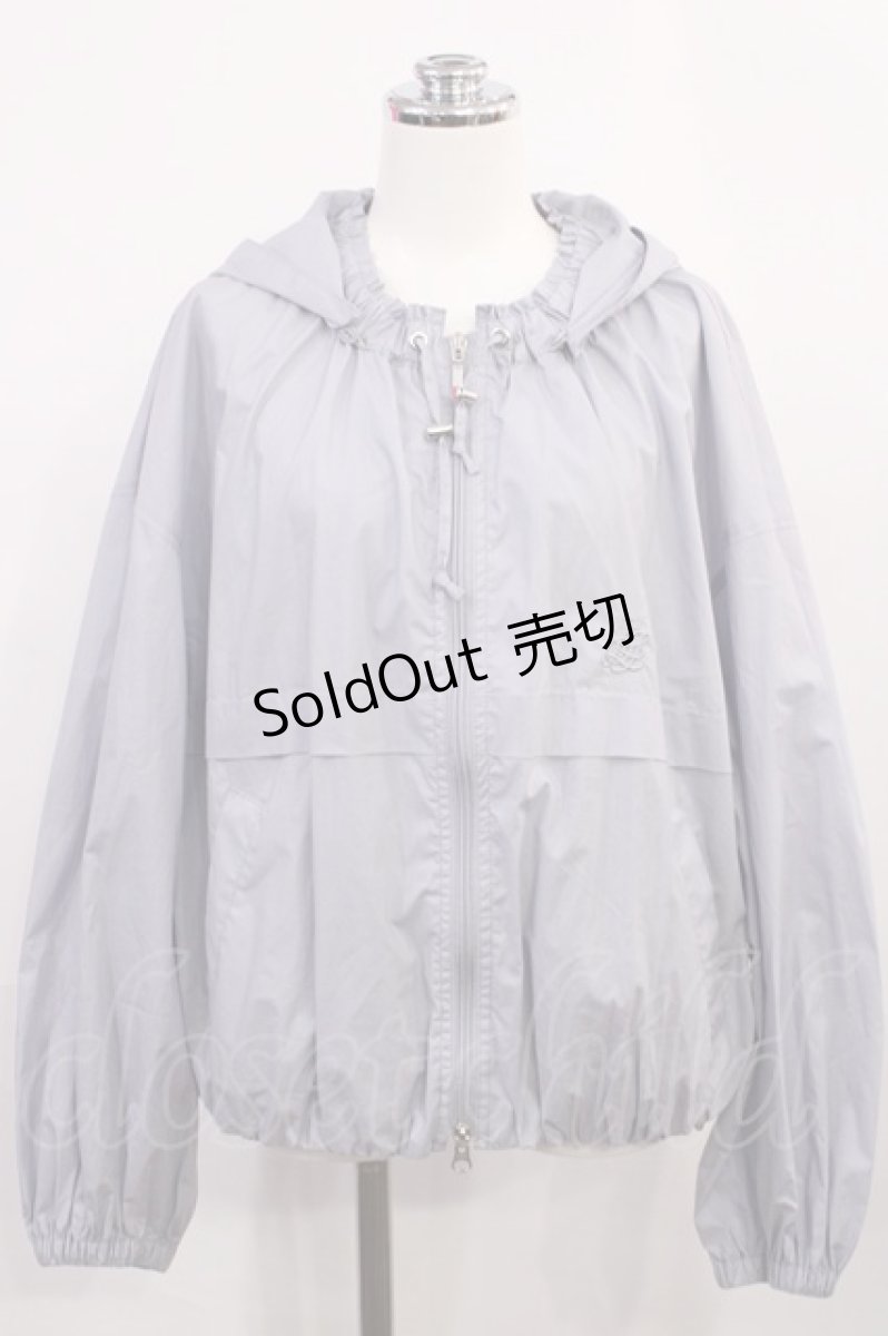 画像1: Jane Marple Dans Le Salon / Oil paper cloth hooded blouson M ライトライラック H-26-05-28-1032-JM-JA-AK-ZH (1)