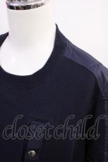 画像3: Jane Marple Dans Le Salon / Back matelasse sweatshirt M ネイビー H-26-05-28-1034-JM-TO-AK-ZH (3)