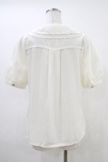 画像2: LIZ LISA / バラ刺繍スカラップブラウス 0 オフ H-26-05-28-053-LO-BL-NS-ZH (2)