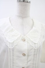 画像3: LIZ LISA / バラ刺繍スカラップブラウス 0 オフ H-26-05-28-053-LO-BL-NS-ZH (3)