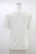 画像2: LIZ LISA / レースパフトップス 0 白 H-26-05-28-054-LO-TO-NS-ZH (2)
