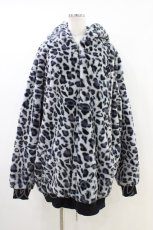 画像1: NieR Clothing / ふわもこZIP OUTER F グレー H-26-05-28-057-PU-CO-AK-ZH (1)