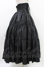 画像3: ATELIER PIERROT / Long Corset Skirt  ブラック H-26-05-28-014-EL-SK-KB-ZH (3)