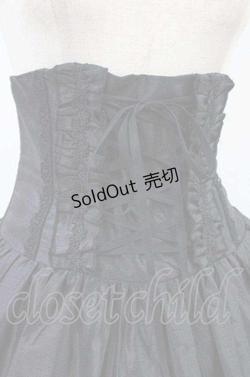 画像4: ATELIER PIERROT / Long Corset Skirt  ブラック H-26-05-28-014-EL-SK-KB-ZH (4)