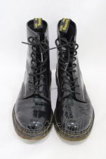 画像1: Dr.Martens （Getta Grip） / パテント8ホールブーツ UK7(約26cm) ブラック H-26-05-28-002-PU-SH-KB-ZH (1)