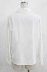 画像2: an another angelus / オードリーダブルカラーブラウス Free OFFWHITE H-26-05-29-045-CA-BL-NS-ZH (2)