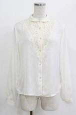 画像1: an another angelus / ヨークレースビジュー釦ブラウス Free OFFWHITE H-26-05-29-046-CA-BL-NS-ZH (1)