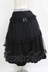 画像5: m petit by misako / NINA'S/RVパニエスカート L ブラック/ブラックギンガム リバーシブル H-26-05-29-005-LO-SK-NS-ZH (5)