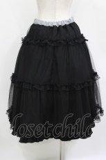 画像6: m petit by misako / NINA'S/RVパニエスカート L ブラック/ブラックギンガム リバーシブル H-26-05-29-005-LO-SK-NS-ZH (6)