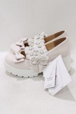 画像2: Lovely Tency / 眞白ありすコラボ/TT*MA2ベルトリボンシューズ L 白 H-26-05-29-084-LO-SH-NS-ZH (2)