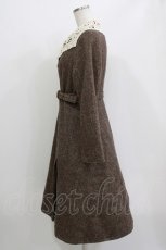 画像2: an another angelus / レース衿ツイードコート Free BROWN H-26-05-29-007-CA-CO-NS-ZH (2)
