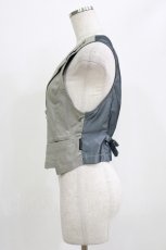 画像2: Ozz oneste / 刺繍ZIPベスト  グレー H-26-05-30-015-OO-TO-KB-ZH (2)