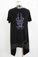 画像3: Qutie Frash / バックプリント半袖カーデ  ブラック H-26-05-30-020-QU-TO-KB-ZH (3)