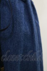 画像4: axes femme POETIQUE / サイドプリーツデニムスカート M BLUE H-26-06-01-059-AX-PA-NS-ZH (4)