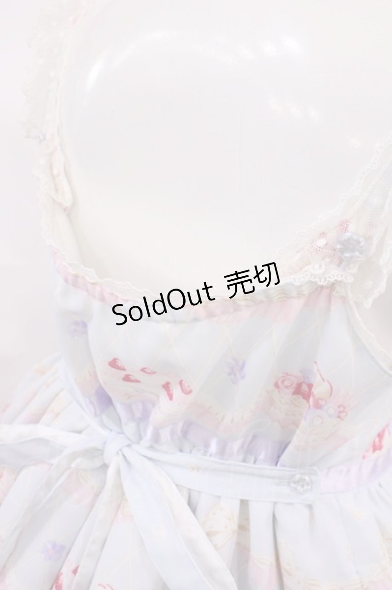 画像4: Angelic Pretty / ホイップShow Caseティアードジャンパースカート Free サックス H-26-06-01-1001-AP-OP-NS-ZH (4)