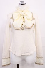 画像1: Angelic Pretty / フリンジボウタイカットソー Free アイボリー H-26-06-01-1021-AP-TO-NS-ZH (1)
