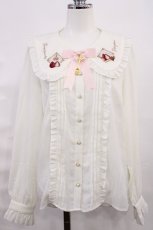画像1: Amavel / Buffet de Fraises ブラウス Free オフ H-26-06-01-1022-CA-BL-NS-ZH (1)