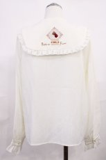 画像2: Amavel / Buffet de Fraises ブラウス Free オフ H-26-06-01-1022-CA-BL-NS-ZH (2)