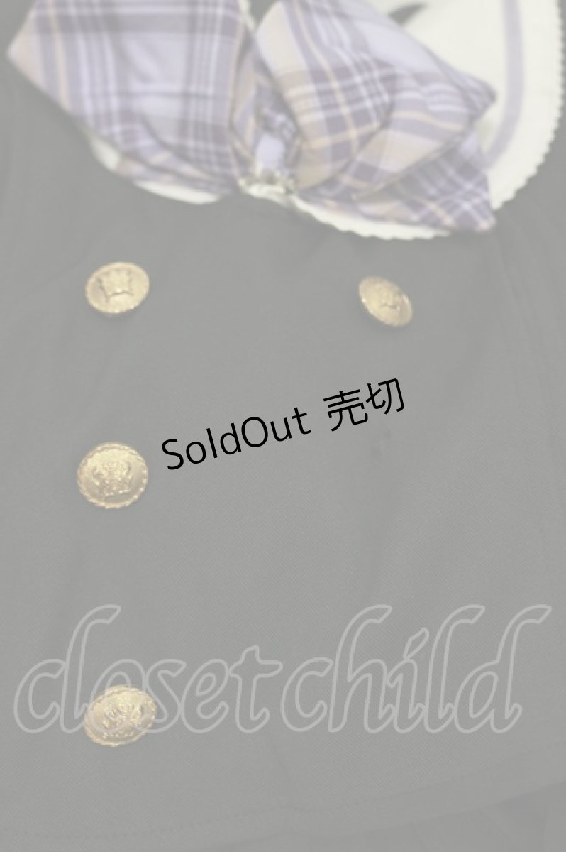 画像7: Amavel / Fancy Emblem Setup風セーラーワンピース Free ブラック H-26-06-01-078-CA-OP-NS-ZH (7)