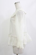 画像2: Melody BasKet / 朝霧を纏うブラウス  アイボリー H-26-06-02-030-LO-BL-KB-ZH (2)