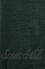 画像3: Jane Marple / ロゴクラウンエンブロイダリーカーディガン  グリーン H-26-06-02-042-JM-TO-KB-ZH (3)