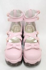 画像1: Chalmiere / チョコレートシューズ L(24.5cm) ピンク H-26-06-02-1001-0-SH-NS-ZH (1)