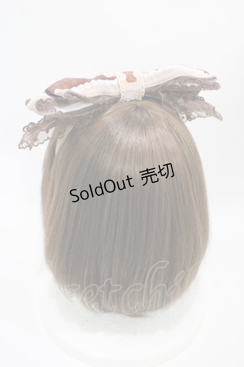 画像2: BABY,THE STARS SHINE BRIGHT / Fondant Chocolat Nounours Collection柄カチューシャ  ベージュ H-26-06-02-1004-BA-AC-NS-ZH (2)