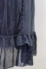 画像4: axes femme / レーシーノースリワンピース M ネイビー H-26-06-02-1028-AX-OP-NS-ZH (4)