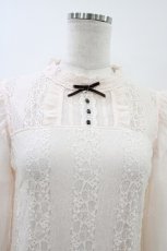 画像3: axes femme POETIQUE / レーシープルオーバー M ピンク H-26-06-02-1049-AX-TO-NS-ZH (3)