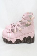 画像2: Chalmiere / チョコレートシューズ L(24.5cm) ピンク H-26-06-02-1001-0-SH-NS-ZH (2)